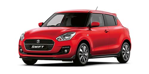 Suzuki Swift Attitude - Available In Burning Red Pearl Metallic